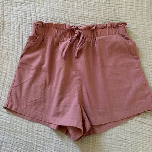 Tie Front Shorts